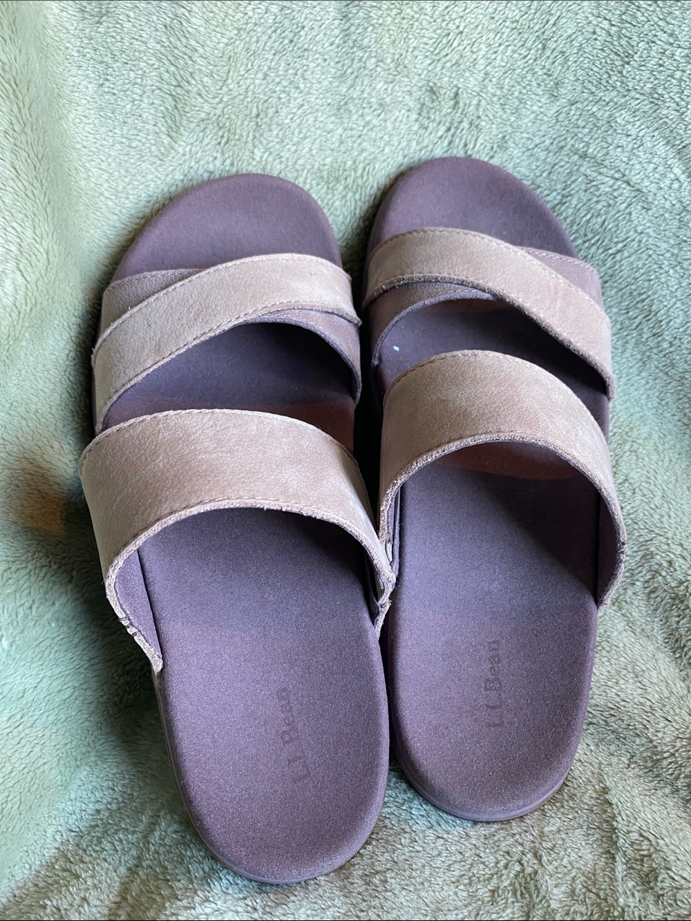 LL Bean “Go Anywhere” Sandals in Lavender